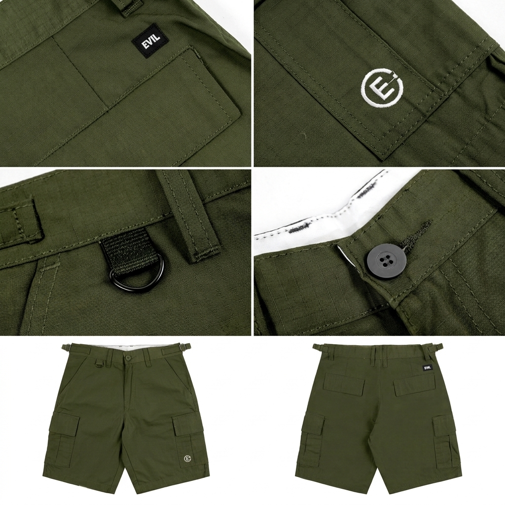 EVIL CARGO PANTS - SAFFORY C25 OLIVE