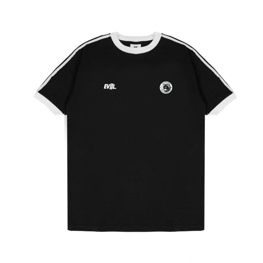 Image of EVIL X STEREOWALL - TSHIRT BLACK