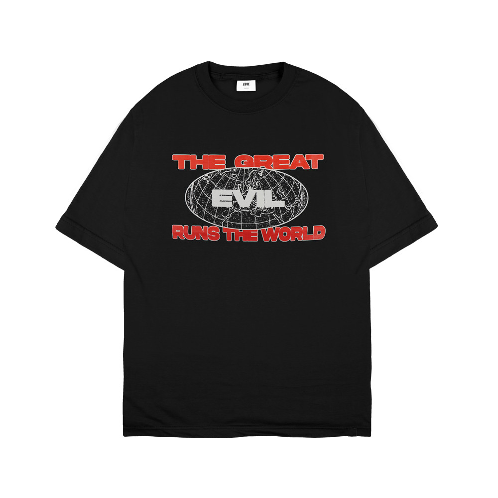 EVIL OVERSIZE TSHIRT - EVIL RTW B26 BLACK