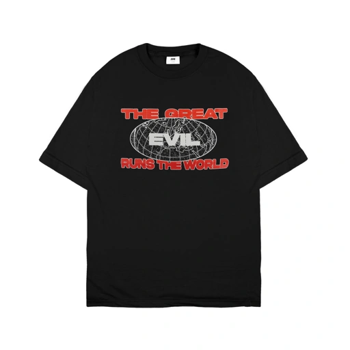 EVIL OVERSIZE TSHIRT - EVIL RTW B26 BLACK