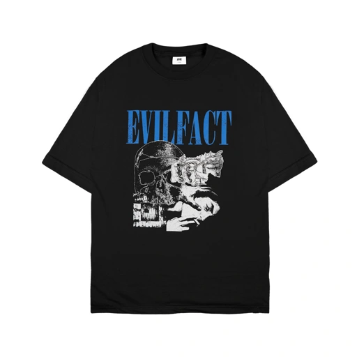 TSHIRT OVERSIZED - GERVASE E26 BLACK