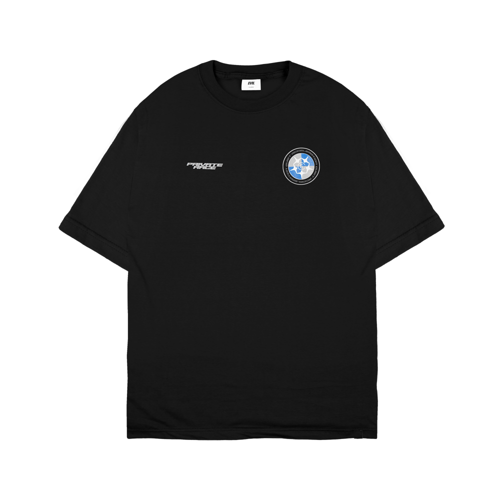 EVIL TSHIRT OVERSIZED - PRIVATE RACE E26 BLACK