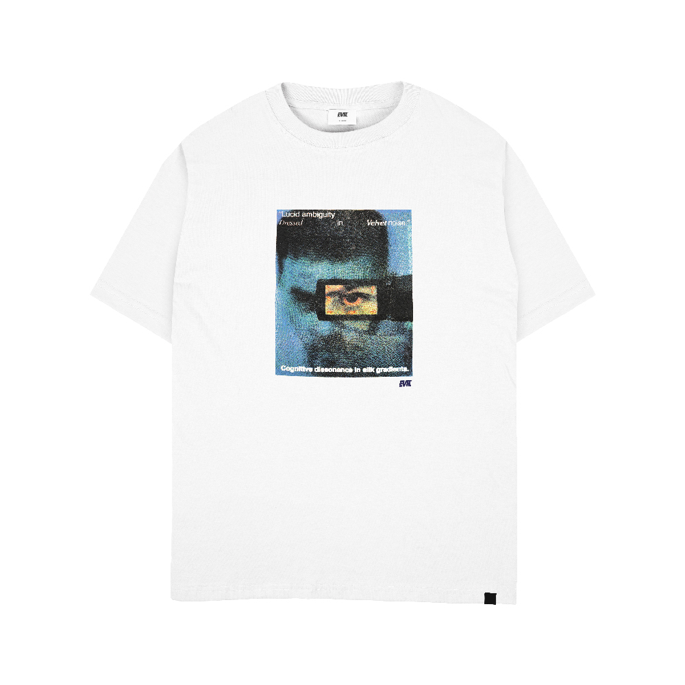 EVIL TSHIRT OVERSIZED - SANCTUARY B26 WHITE