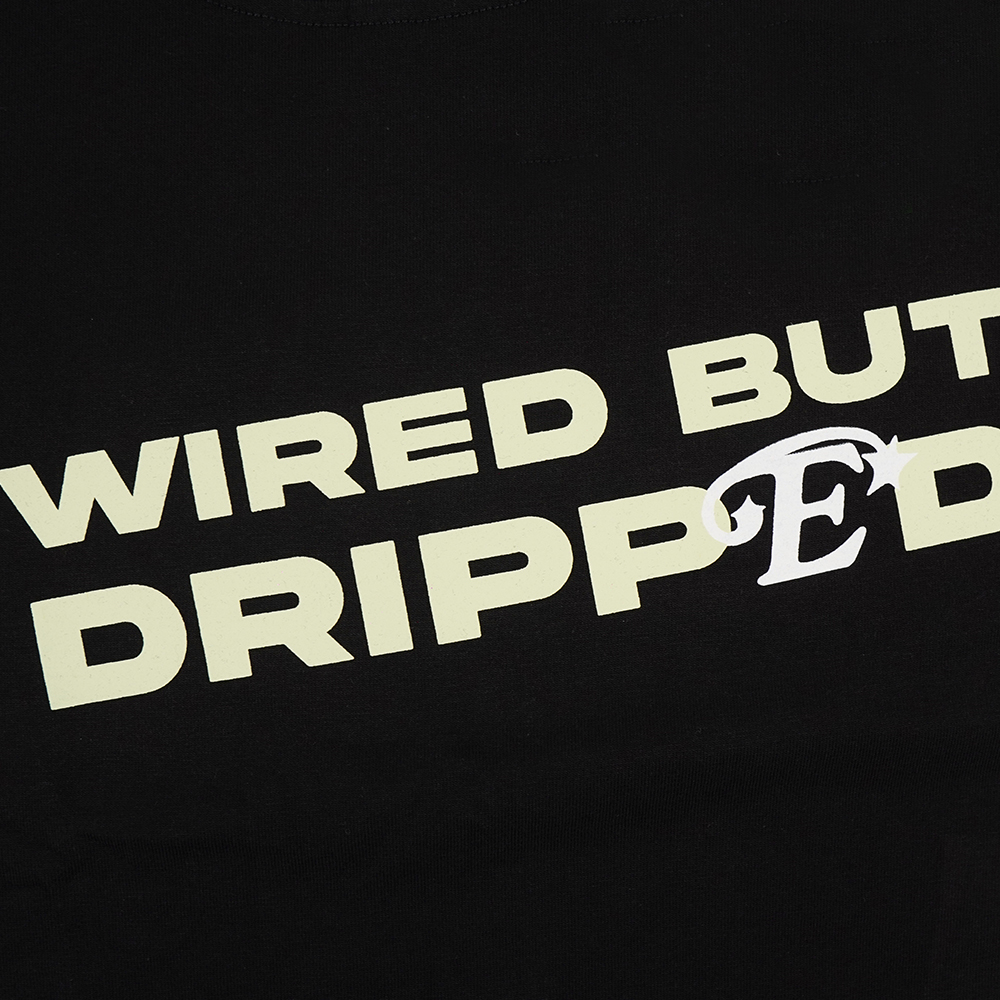 EVIL TSHIRT OVERSIZED - DRILLPED E26 BLACK