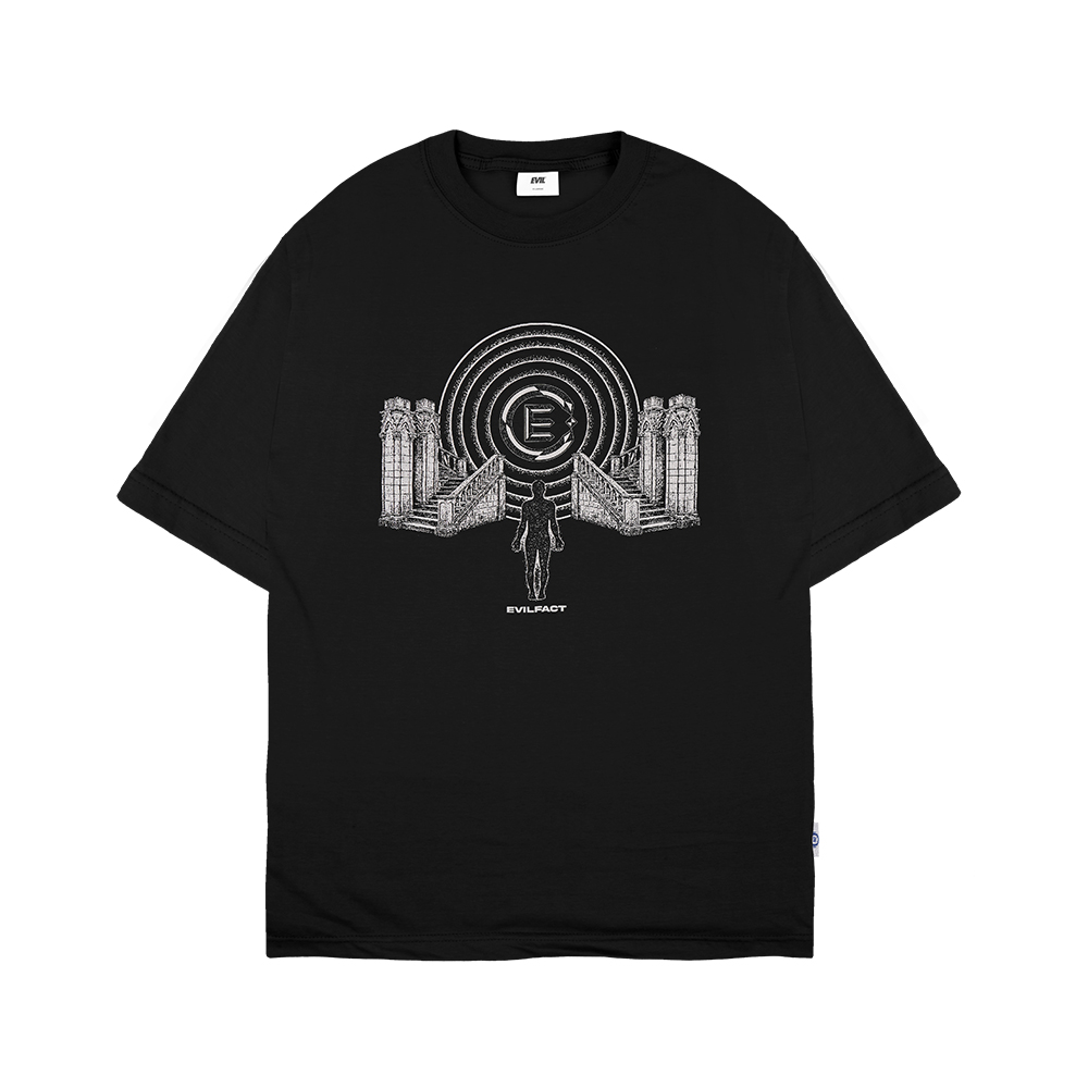 EVIL TSHIRT OVERSIZED - SOLSTICE F26 BLACK