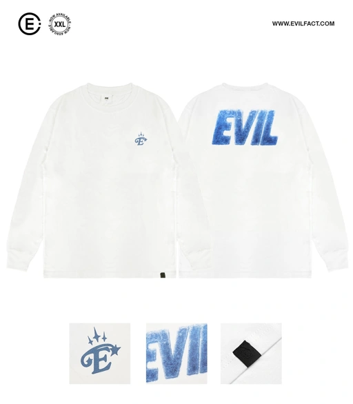 Image of EVIL TSHIRT LONGSLEEVE - ICEMAN C26 WHITE