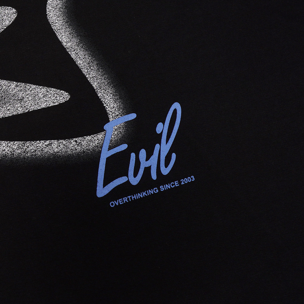 EVIL TSHIRT OVERSIZED - OVER AND OVE C26 BLACK
