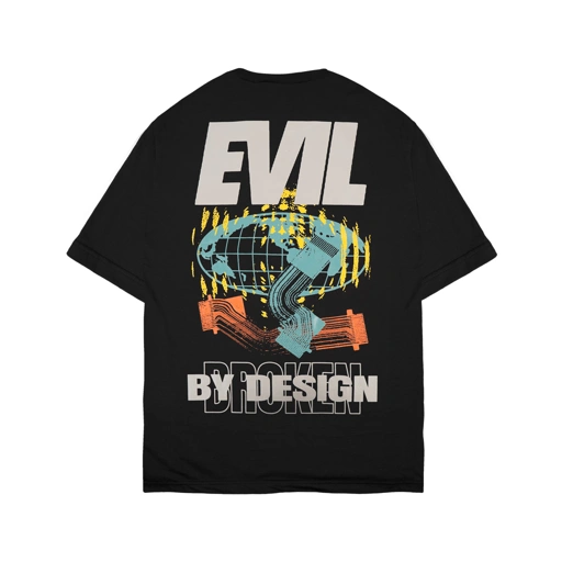 EVIL TSHIRT OVERSIZED - CAMBER C26 BLACK