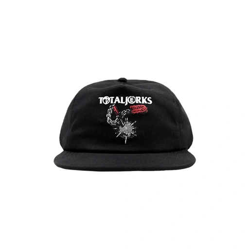 Image of EVIL X TOTAL JERKS - HAT BLACK