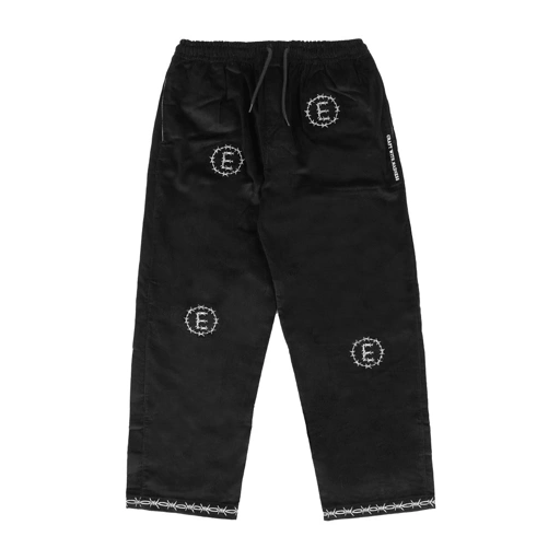 Image of EVIL RELAX PANTS - LOMBARD B25 BLACK