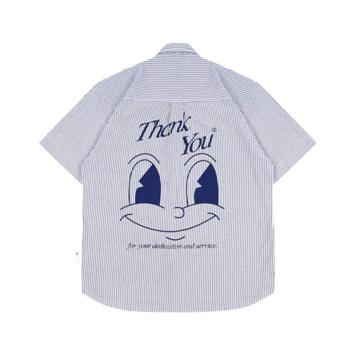 Image of SPILLS SHIRT SHORT - LOYAL CLUB WHITE BLUE