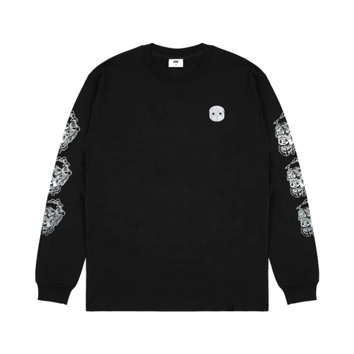 Image of EVIL LONGSLEEVE TSHIRT - DEATHWISH F25 BLACK