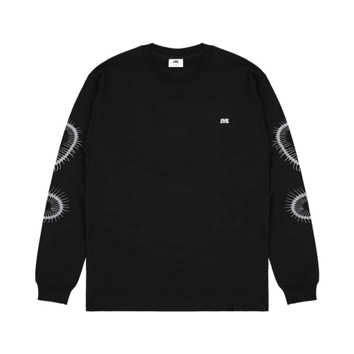Image of EVIL TSHIRT LONGSLEEVE - SERPENS I24 BLACK