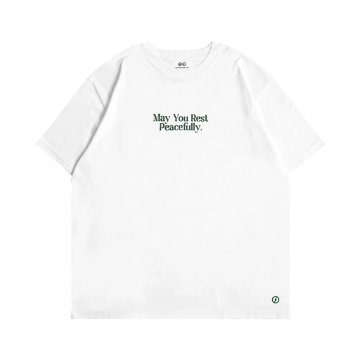 Image of SPILLS TSHIRT - PEACEFULLY WHITE