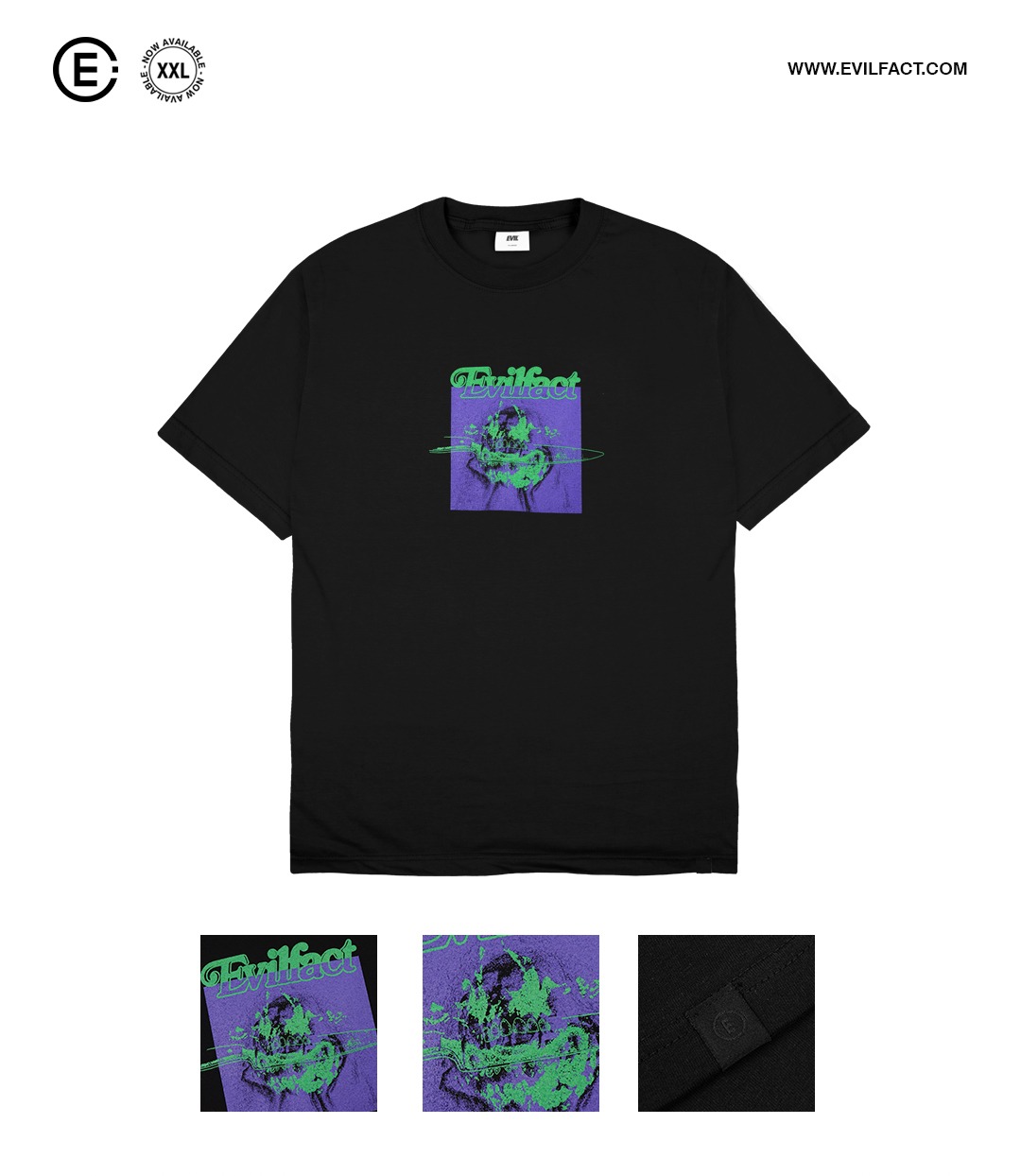 EVIL TSHIRT - FLINT C26 BLACK