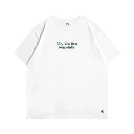Image of SPILLS TSHIRT - PEACEFULLY WHITE