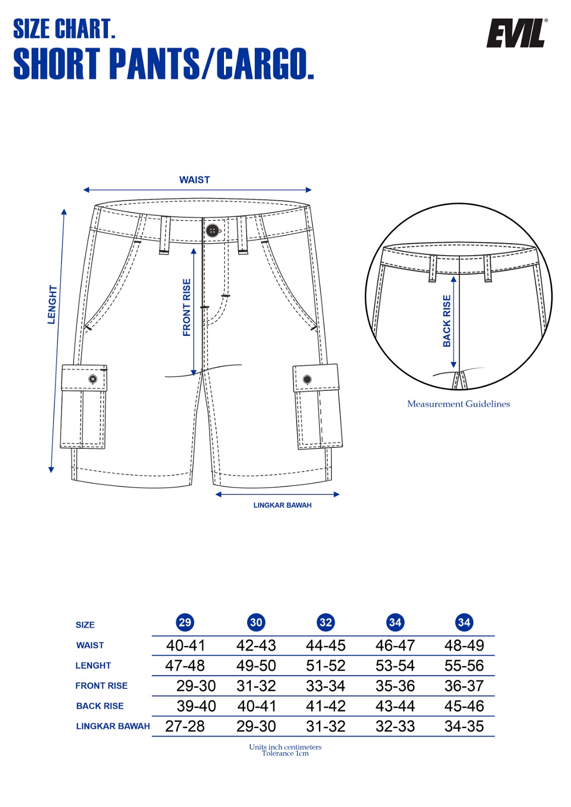 EVIL CARGO PANTS - SAFFORY C25 OLIVE