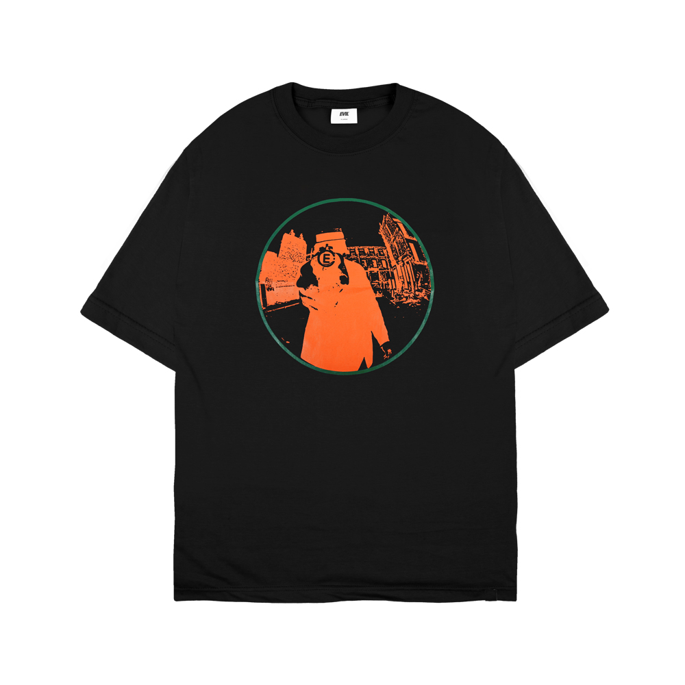 EVIL TSHIRT OVERSIZED - SHOOTERS C26 BLACK