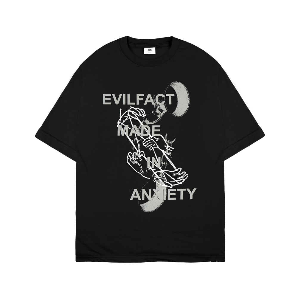 EVIL TSHIRT OVERSIZED - MOONERS C26 BLACK