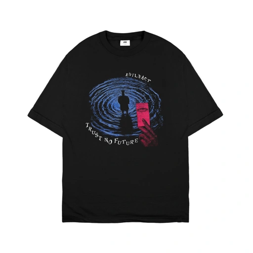EVIL OVERSIZE TSHIRT - VORDER B26 BLACK