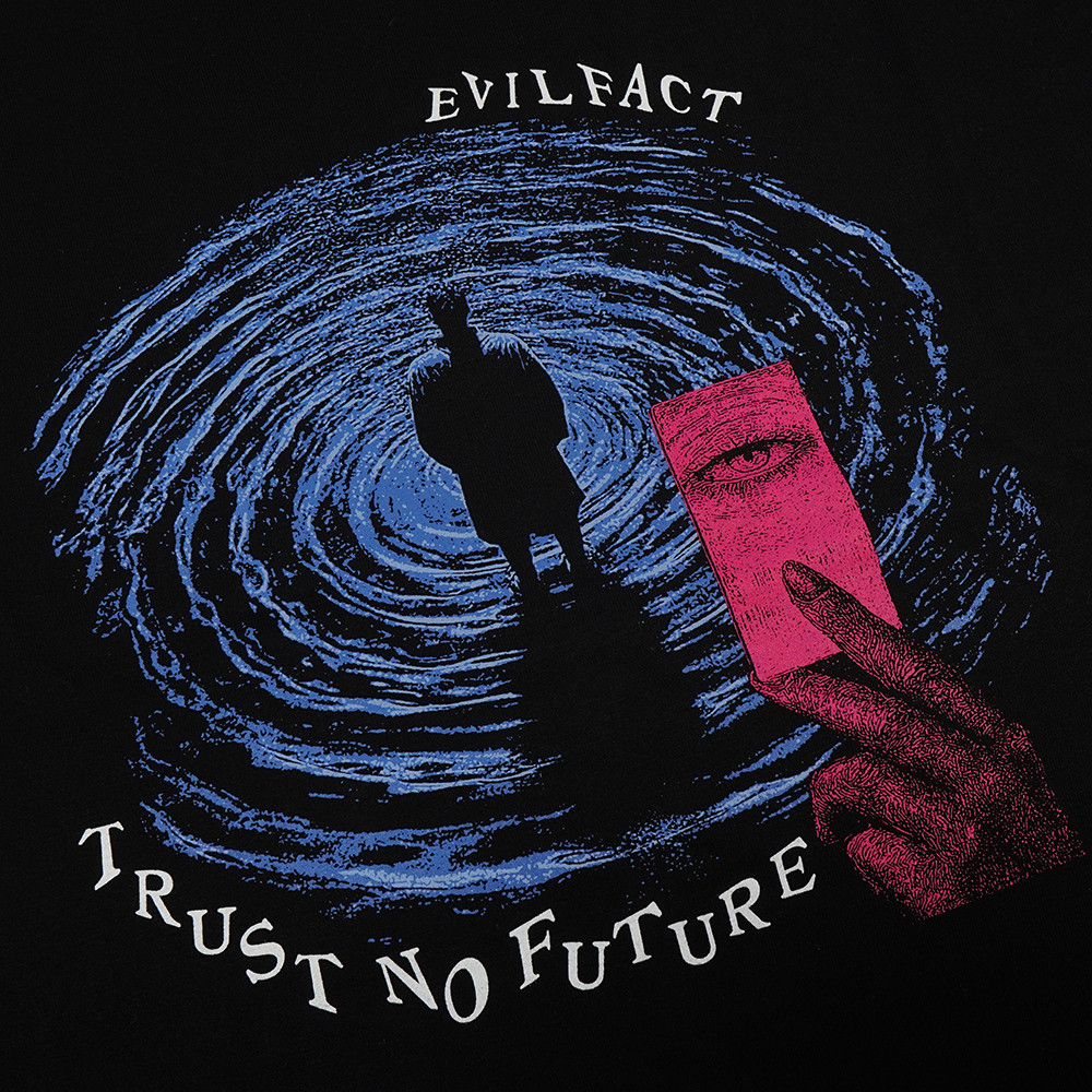 EVIL OVERSIZE TSHIRT - VORDER B26 BLACK
