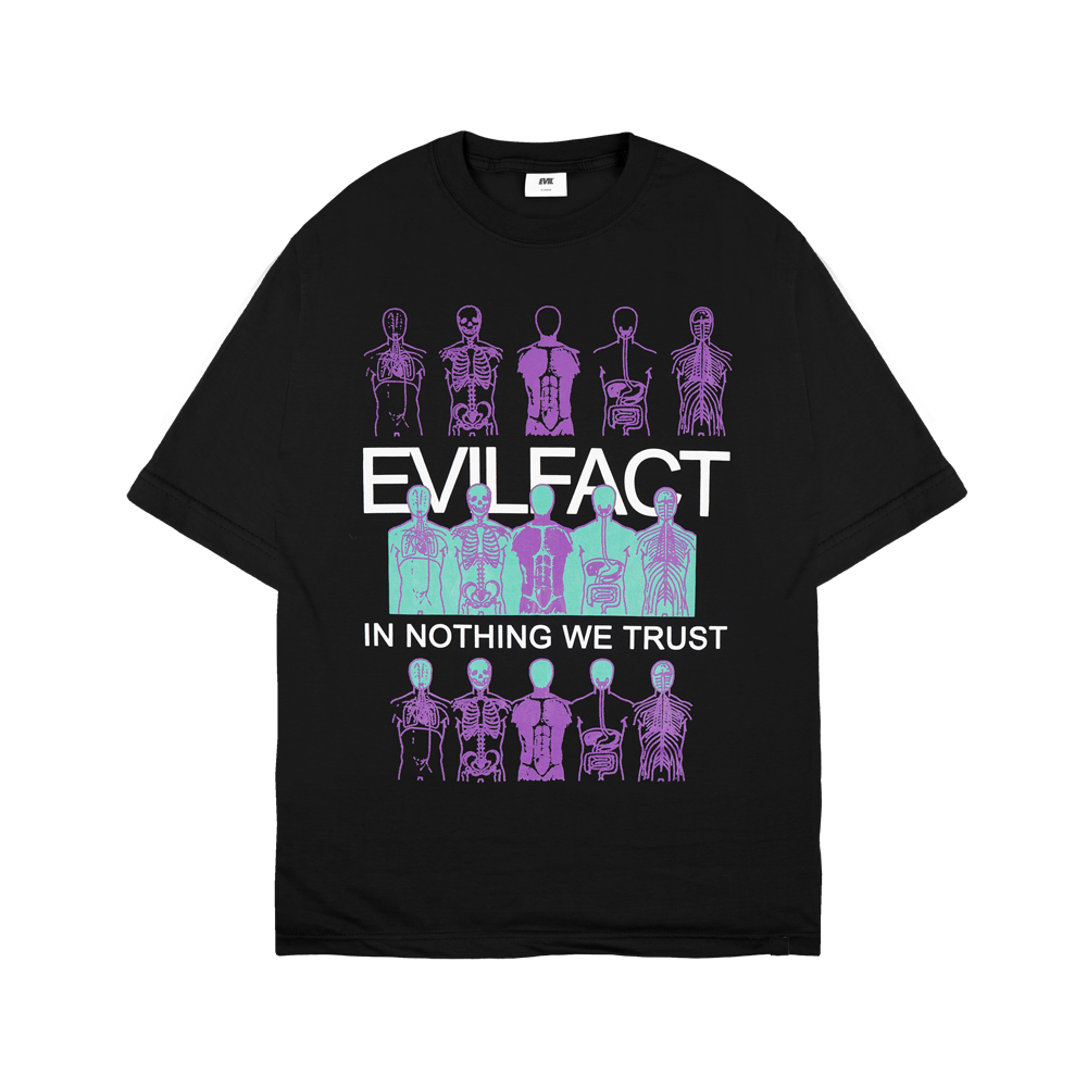 EVIL TSHIRT OVERSIZED - PEREGRIN C26 BLACK