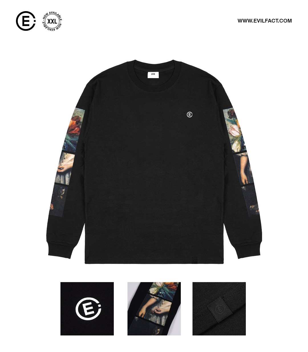 EVIL TSHIRT LONGSLEEVE - NON FINCHE A26 BLACK