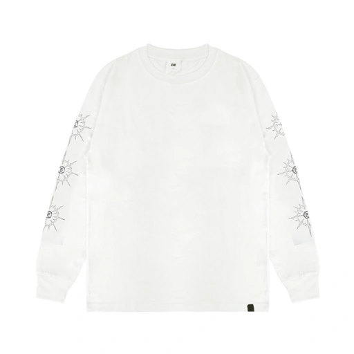 Image of EVIL TSHIRT LONGSLEEVE - CRUBLE H25 WHITE
