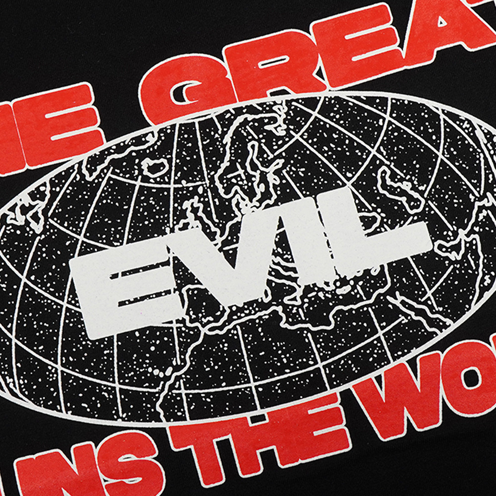 EVIL OVERSIZE TSHIRT - EVIL RTW B26 BLACK