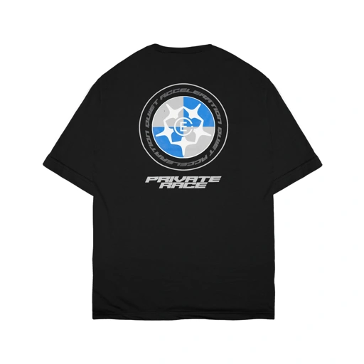 EVIL TSHIRT OVERSIZED - PRIVATE RACE E26 BLACK
