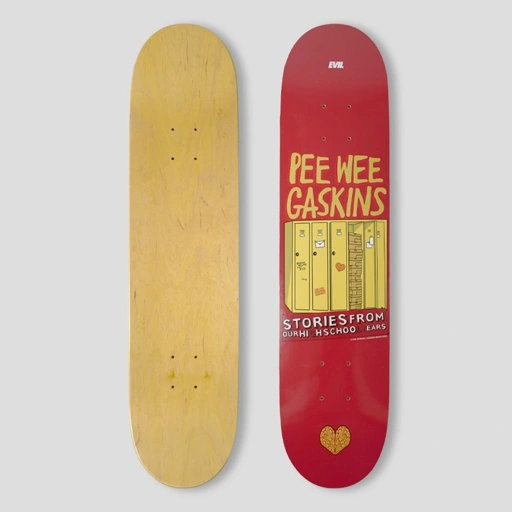 Image of SKATE DECK EVIL X PEE WEE GASKINS