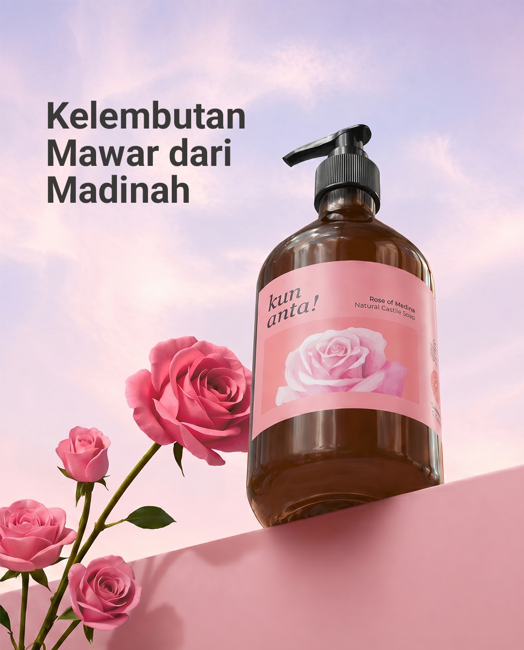 Rose of Medina Natural Castile Soap Kun Anta!