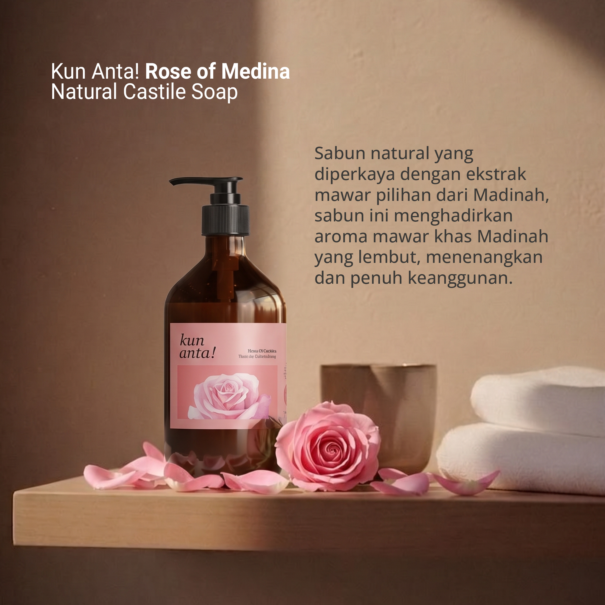 Rose of Medina Natural Castile Soap Kun Anta!