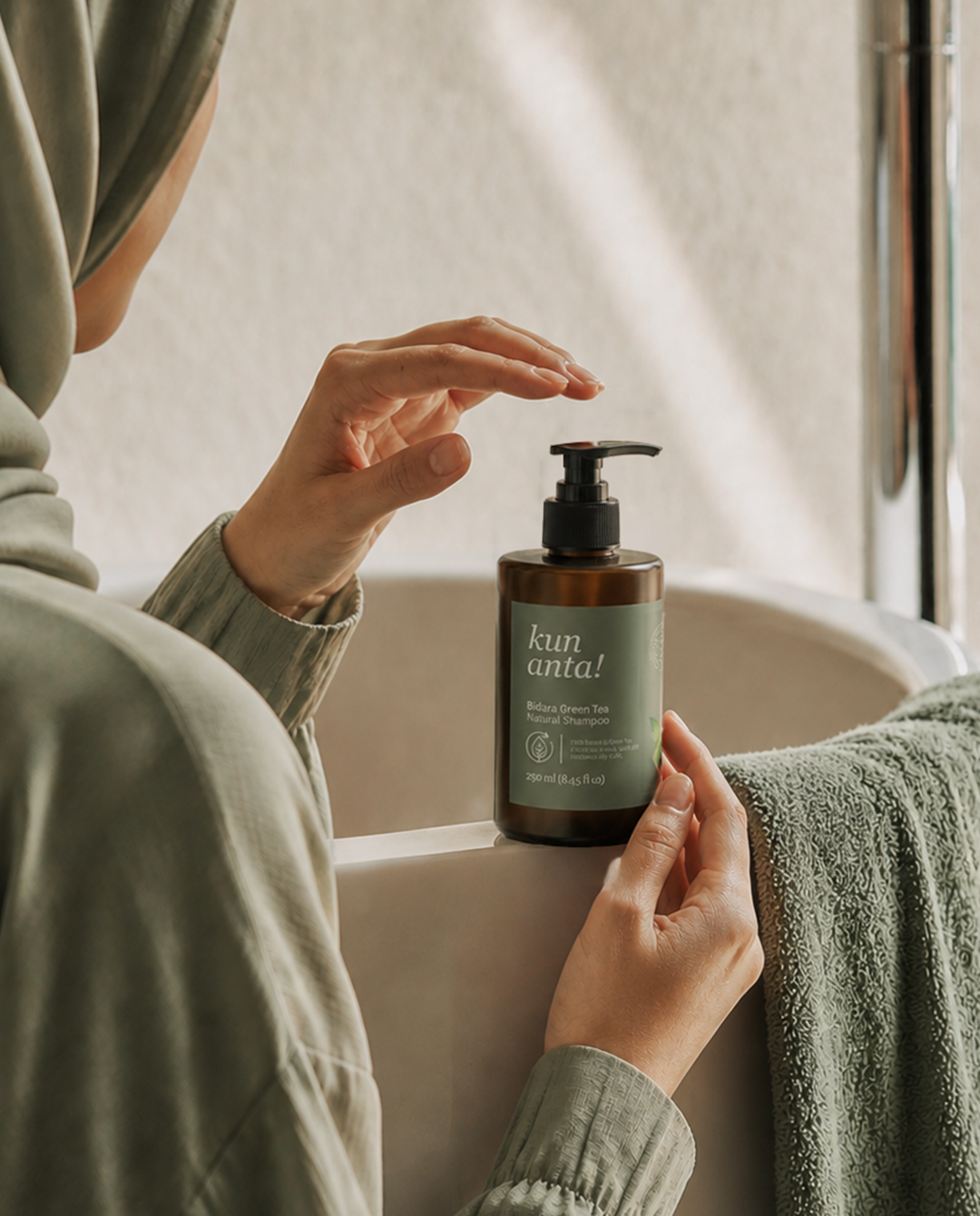 Bidara Green Tea Natural Shampoo