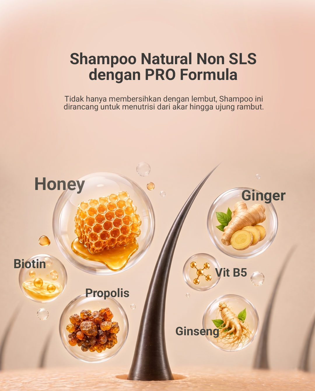 Honey Pro Natural Shampoo