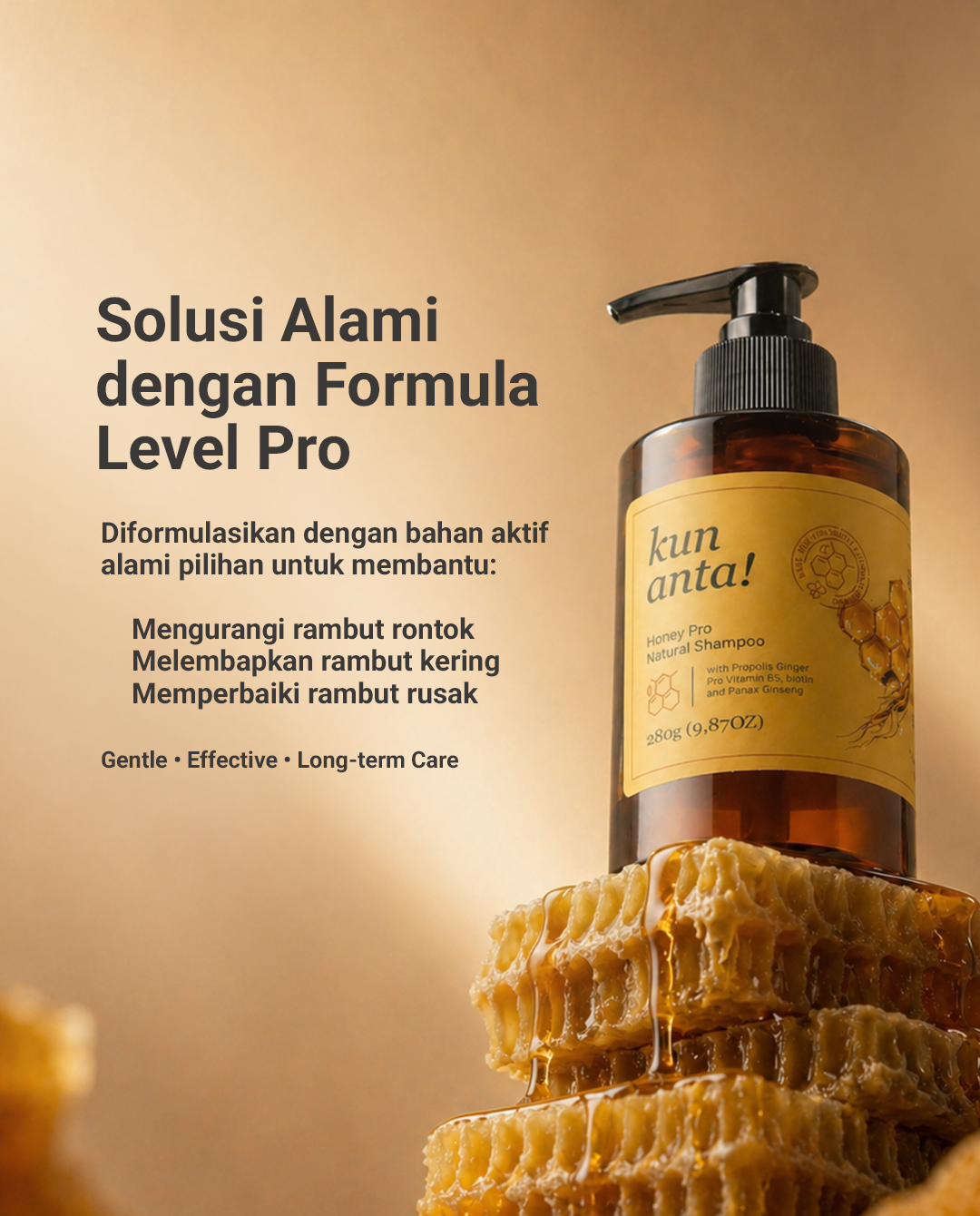 Honey Pro Natural Shampoo