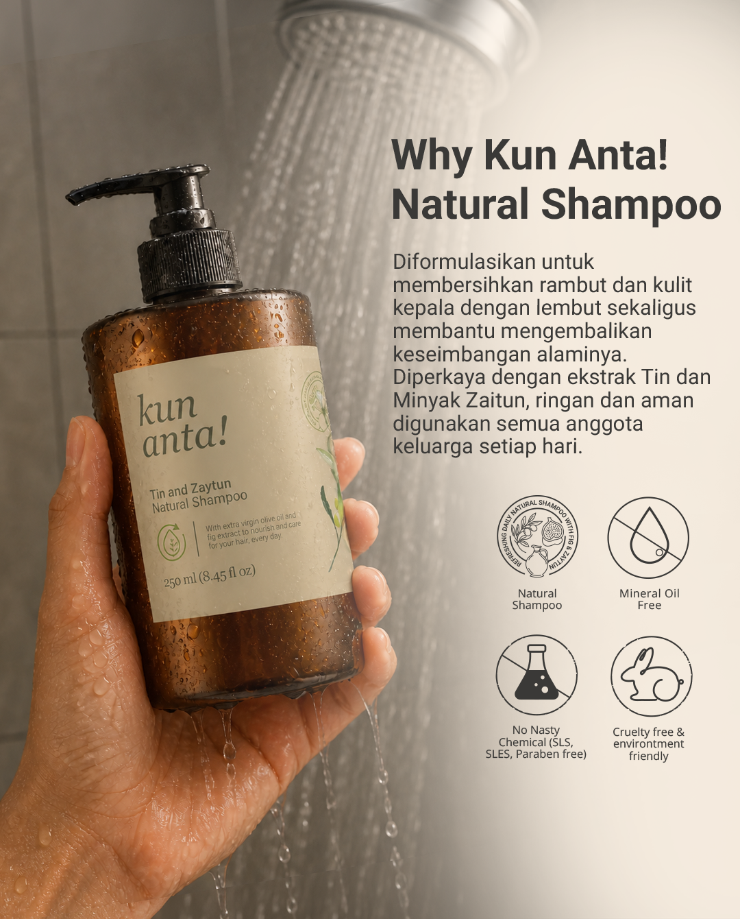 Tin and Zaytun Natural Shampoo
