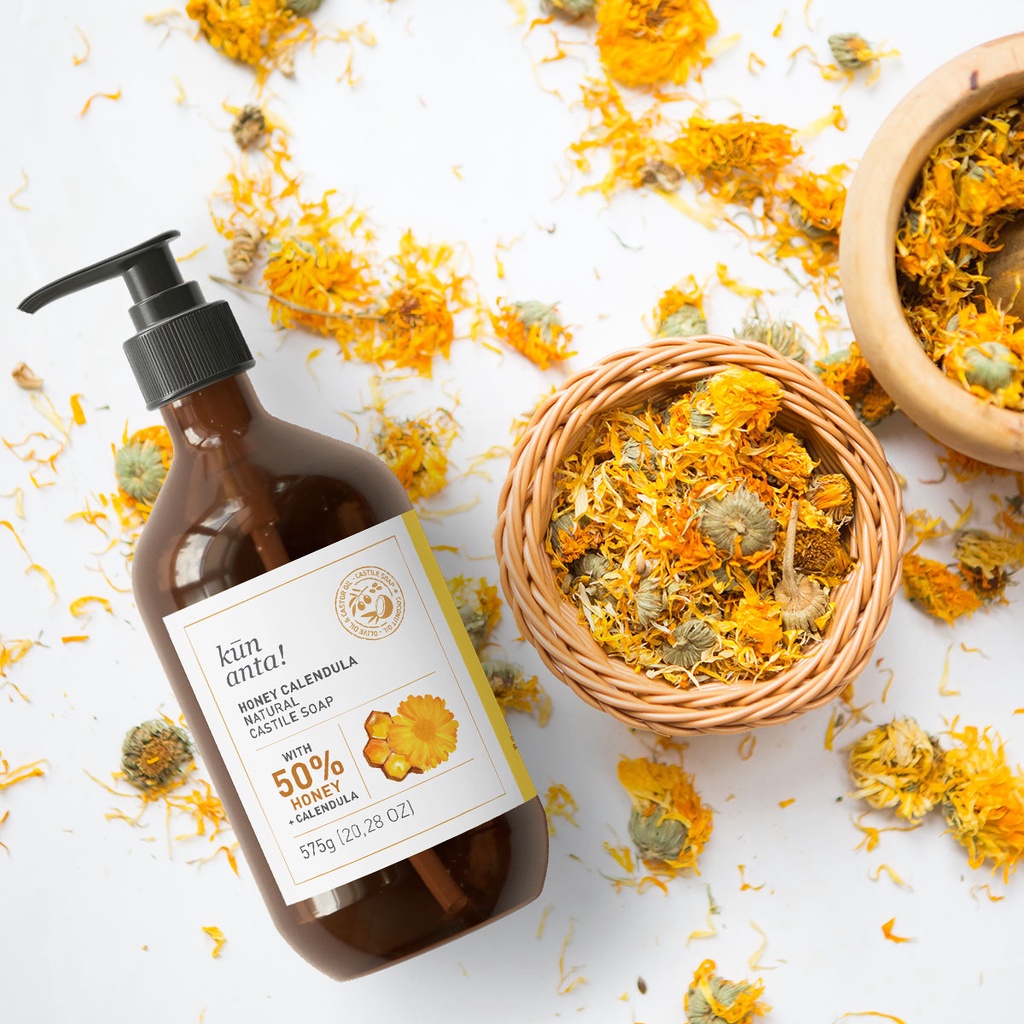 Honey Calendula Natural Castile Soap Kun Anta!