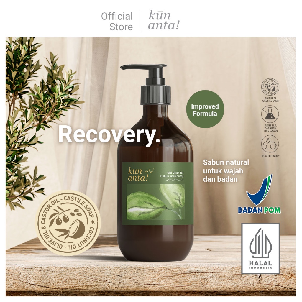 Bidara Green Tea Natural Castile Soap Kun Anta!