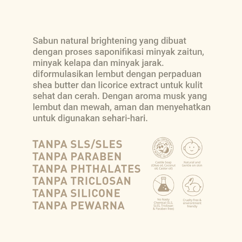 The Greatest Musk Brightening Natural Castile Soap Kun Anta!