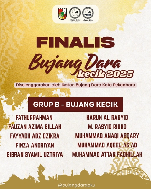 Image of VOTE BUJANG KECIK FAVORIT 2025 - GRUP B