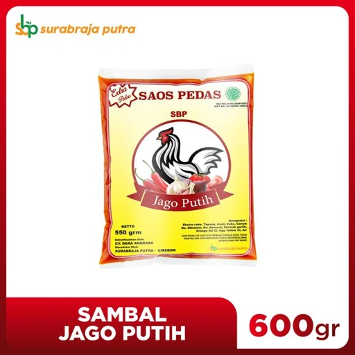 Image of Saos Pedas Jago Putih per pcs