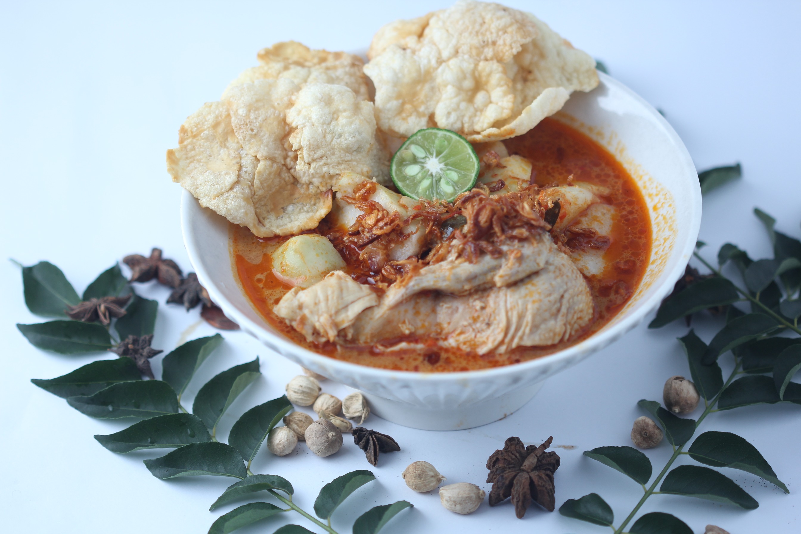 Lontong kari ayam