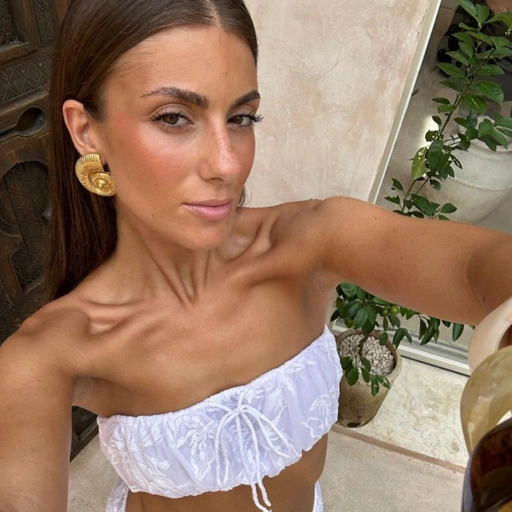 Image of Louisë // Evenings in Amalfi Statement Seashell Earrings - 18k Gold Plated Stainless Steel (Anti Karat)