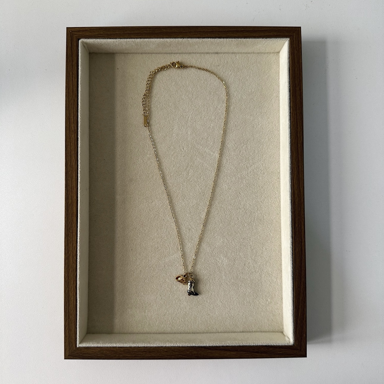 Louise // Charms Base Chain Necklace - 18k Gold Plated Stainless Steel (Anti Karat)