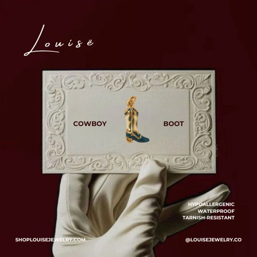 Image of Louise // The New York Charms Edit - 18k Gold Plated Stainless Steel (Anti Karat)