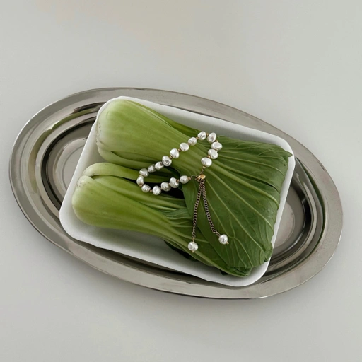 Image of Louisë // New England Pearl Bracelet - 18k Gold Plated Stainless Steel (Anti Karat)