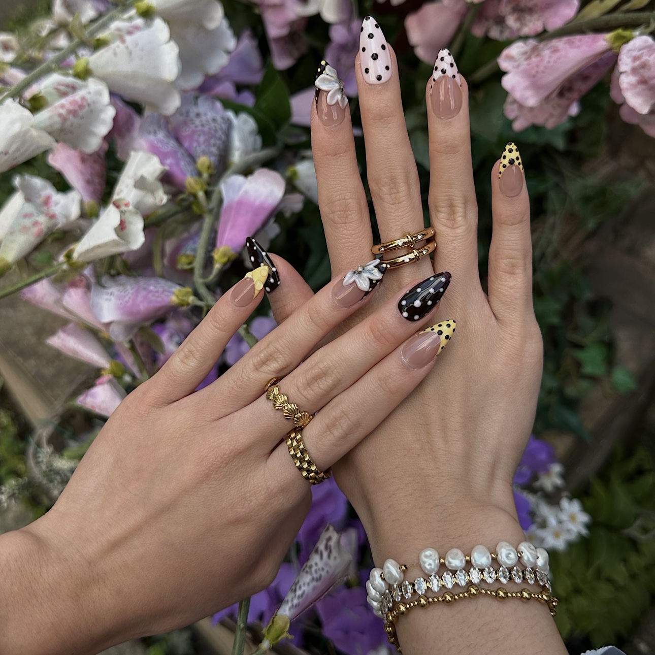 Louisë // Boston Signature Courtyard Bracelet - 18k Gold Plated Stainless Steel w/ Cubic Zirconia (Anti Karat)