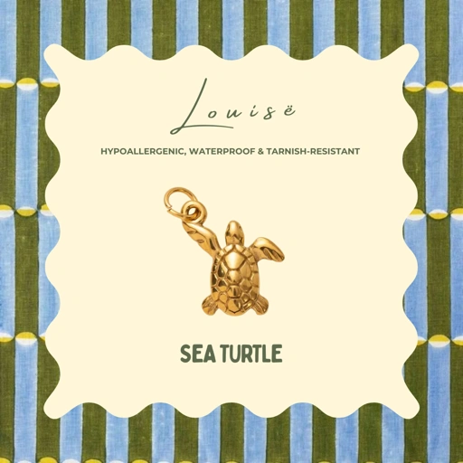 Image of Louise // Beach Charms Collection - 18k Gold Plated Stainless Steel (Anti Karat)