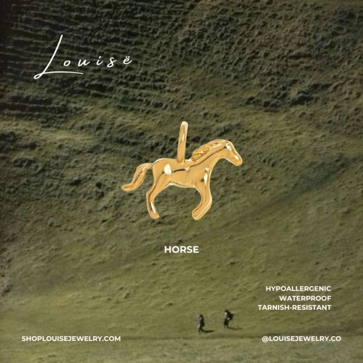 Image of Louise // Animals Charms Collection - 18k Gold Plated Stainless Steel (Anti Karat)